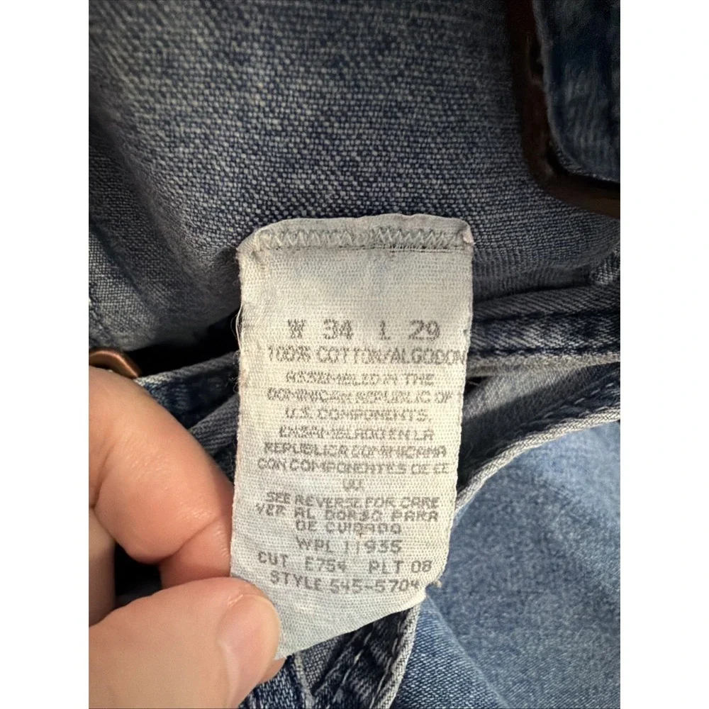 VTG Big Mac Overalls Men's 34x29 Denim BibBCarpenter Farm Work THRASHED/DISTRESS